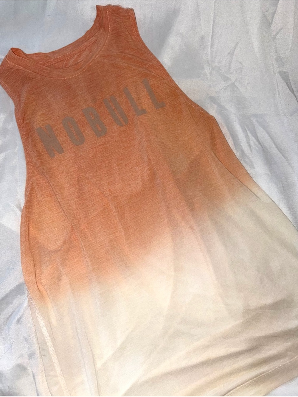 NOBULL Orange to Cream Ombre Women's Tank Top